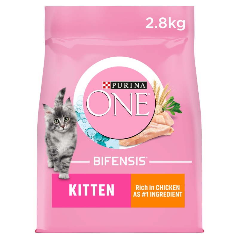 Purina ONE Purina One Chicken Puppy Dry Cat Food pet food packaging